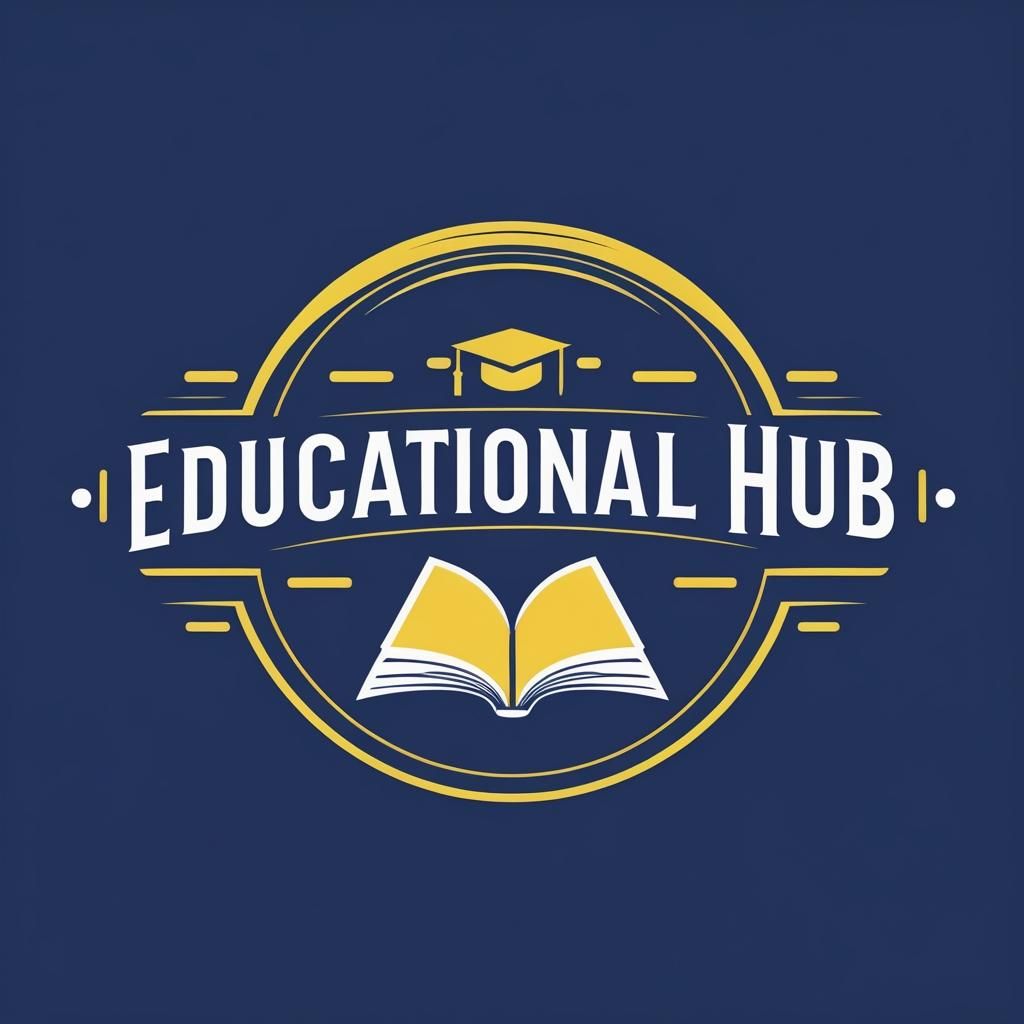 Logo for Educational Hub - Emblem Style