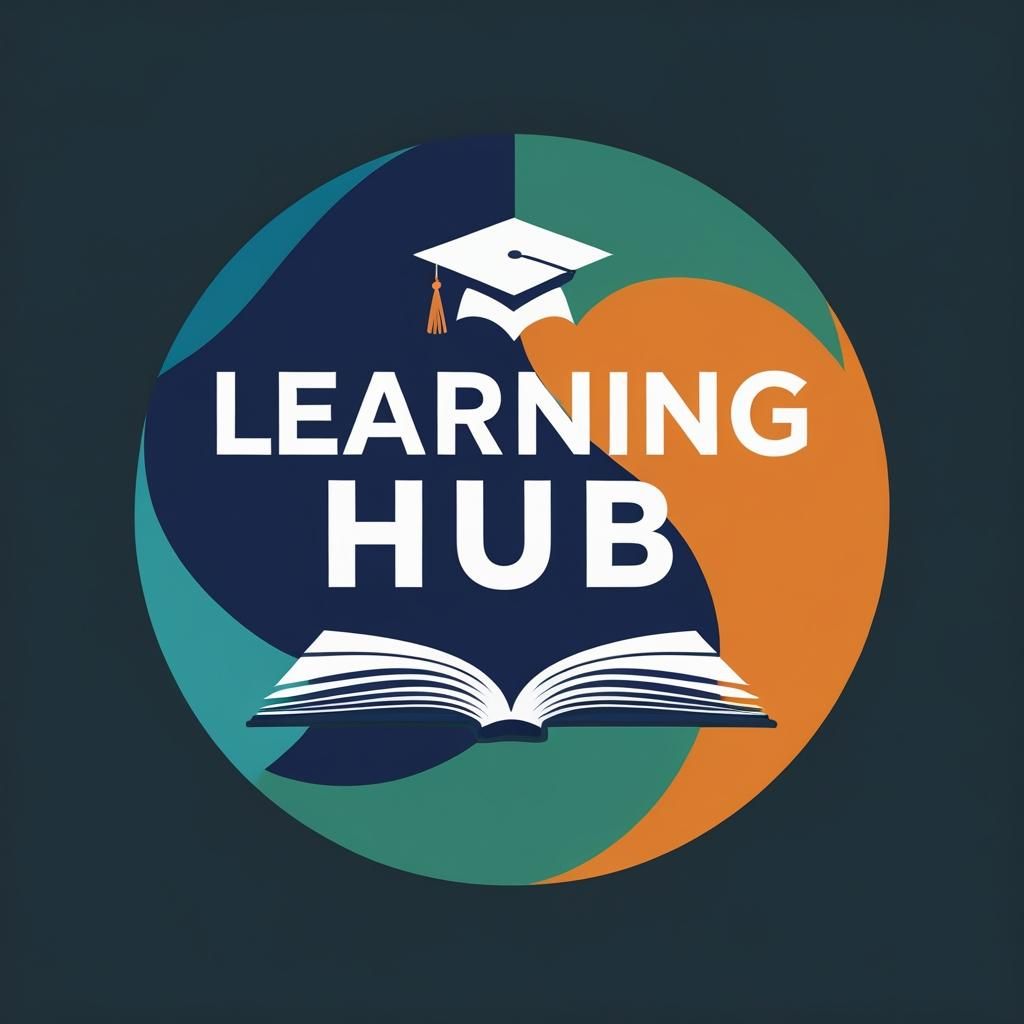 Logo for Learning Hub - Wordmark Style