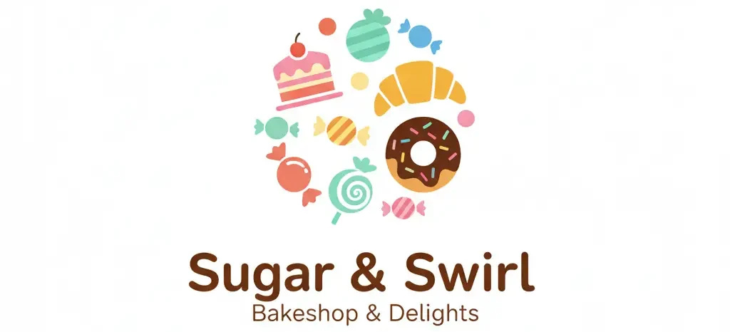 كيف تختار ألوان مناسبة عند تصميم لوجو حلويات